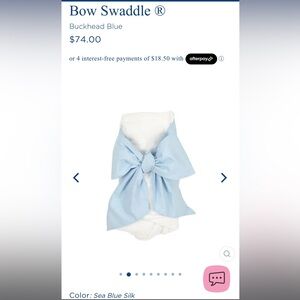 The Beaufort Bonnet Company bow swaddle
